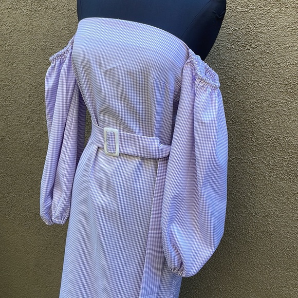 Saïnt Mojavï Jaipur Gingham Midi Dress - Picture 9 of 9